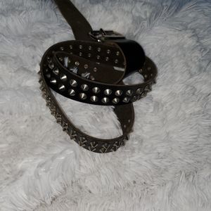 Leather Studded Belt Punk